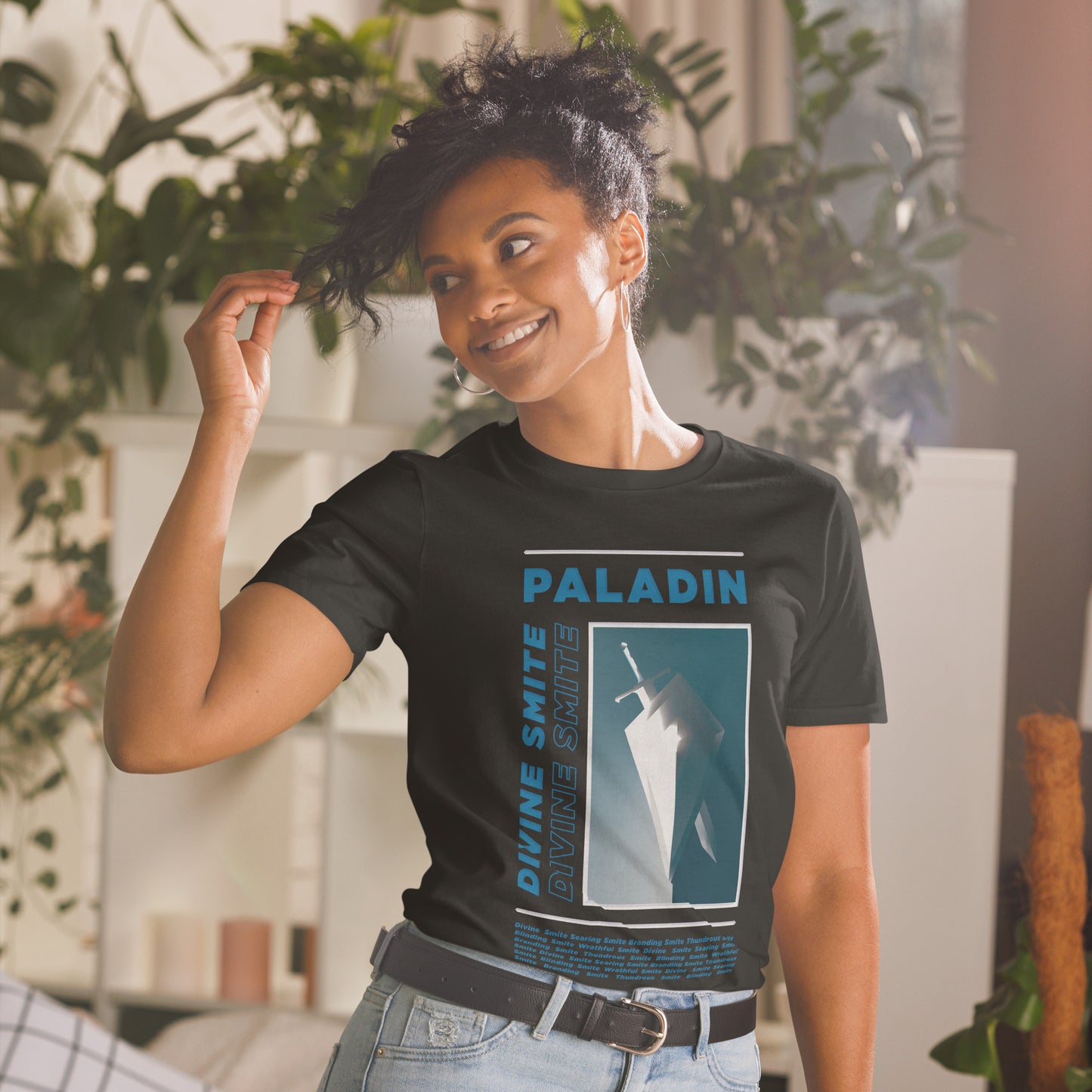 Paladin - Black Unisex T-Shirt