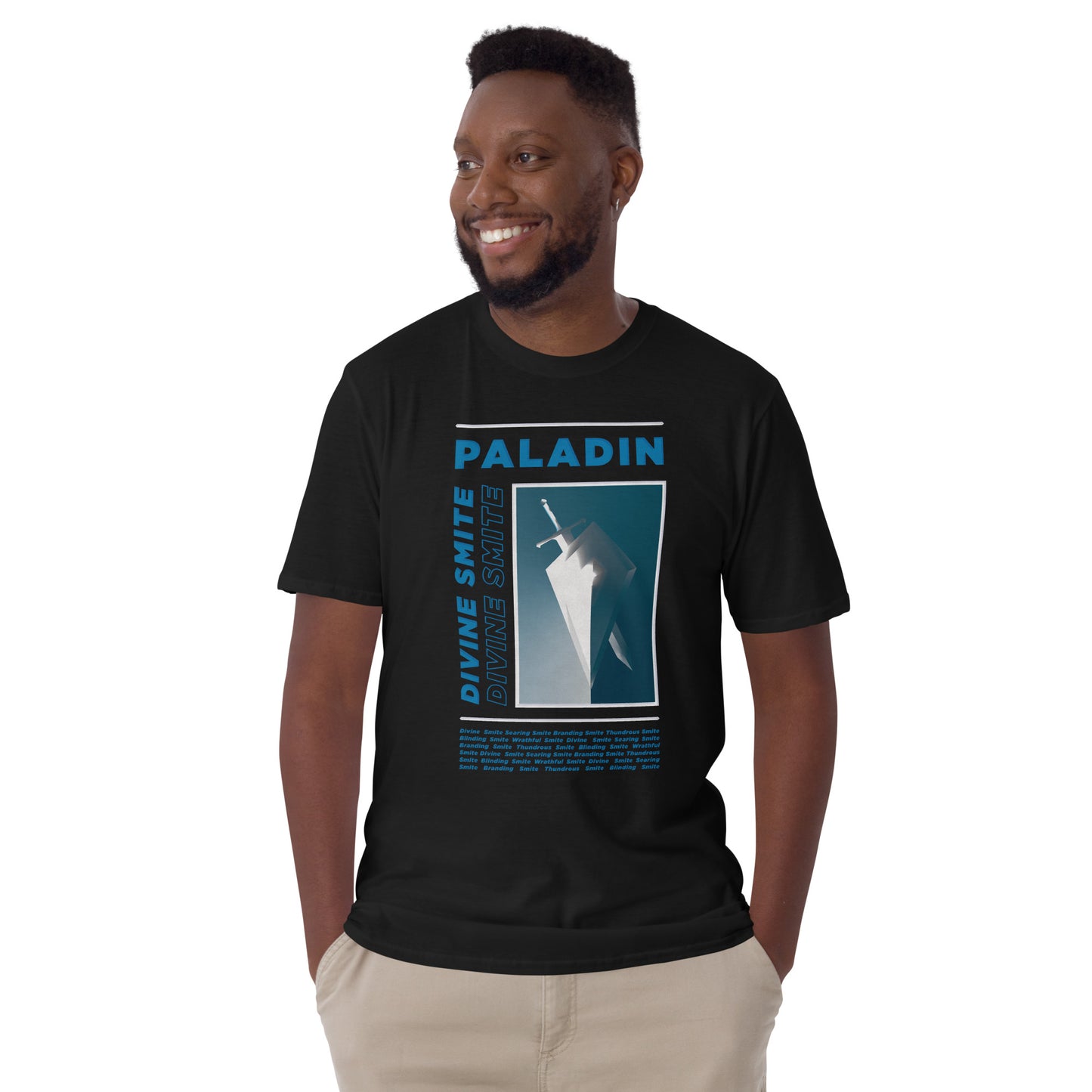 Paladin - Black Unisex T-Shirt