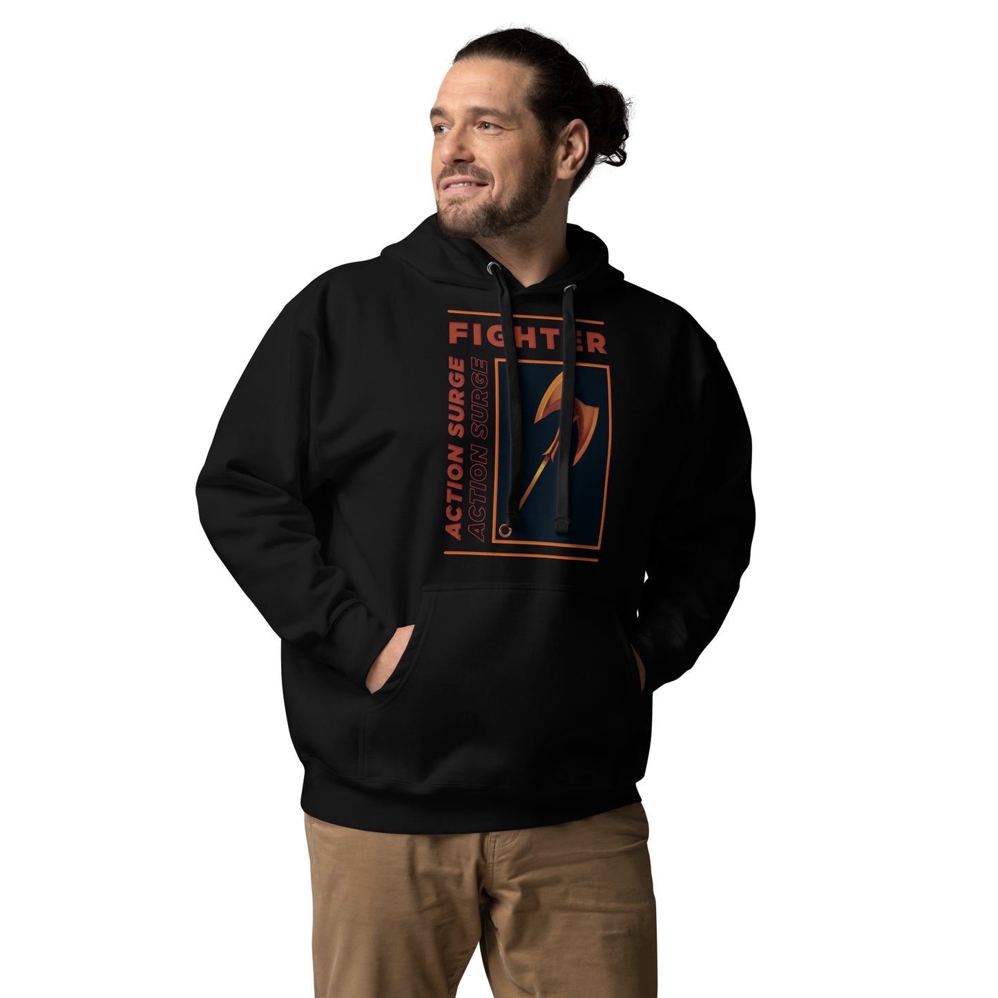 Fighter - Black Unisex Hoodie