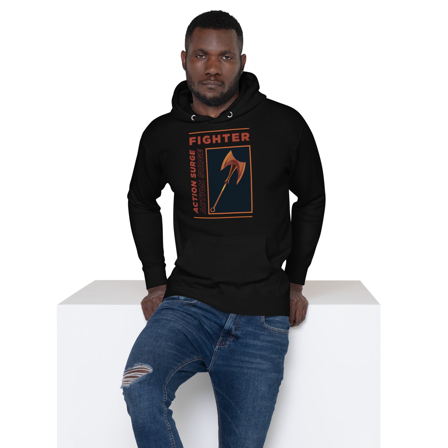 Fighter - Black Unisex Hoodie