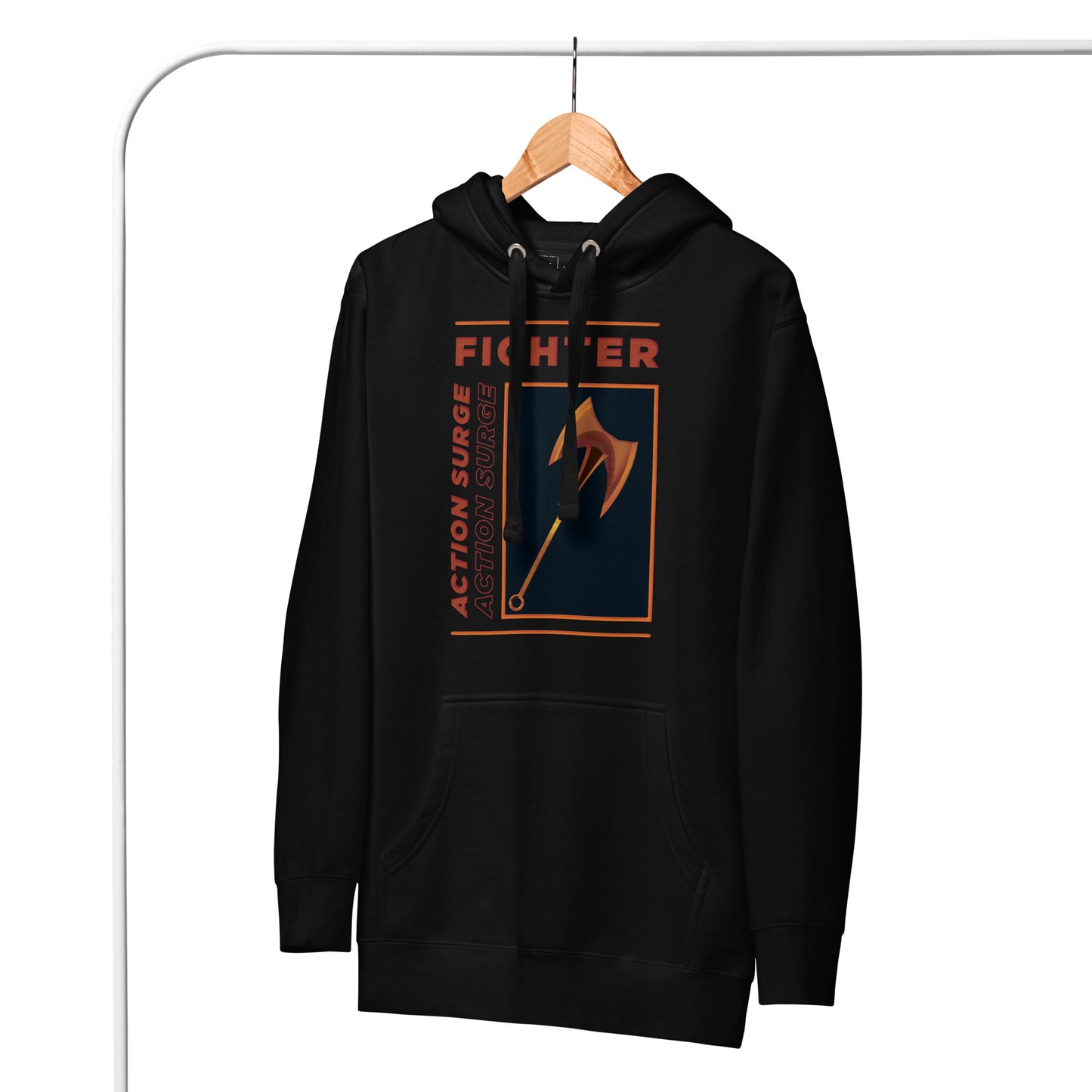 Fighter - Black Unisex Hoodie