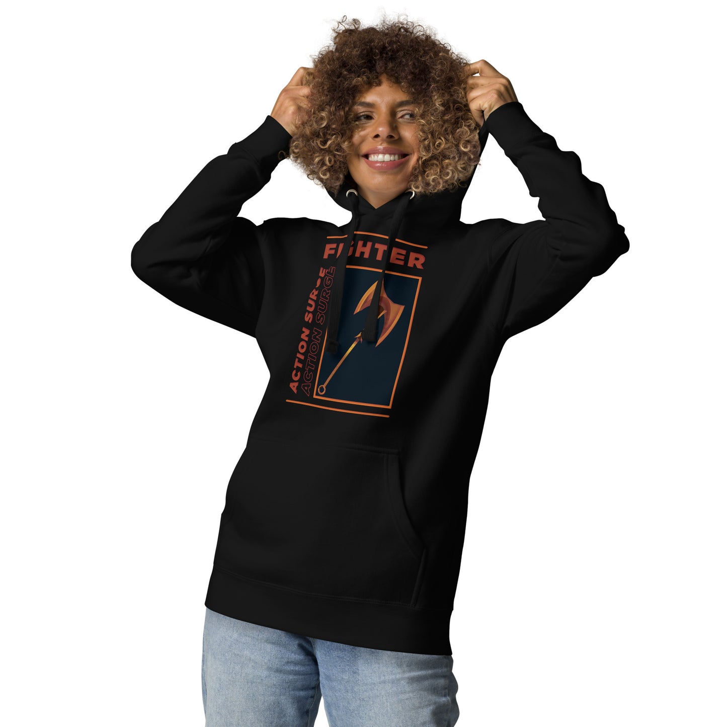 Fighter - Black Unisex Hoodie