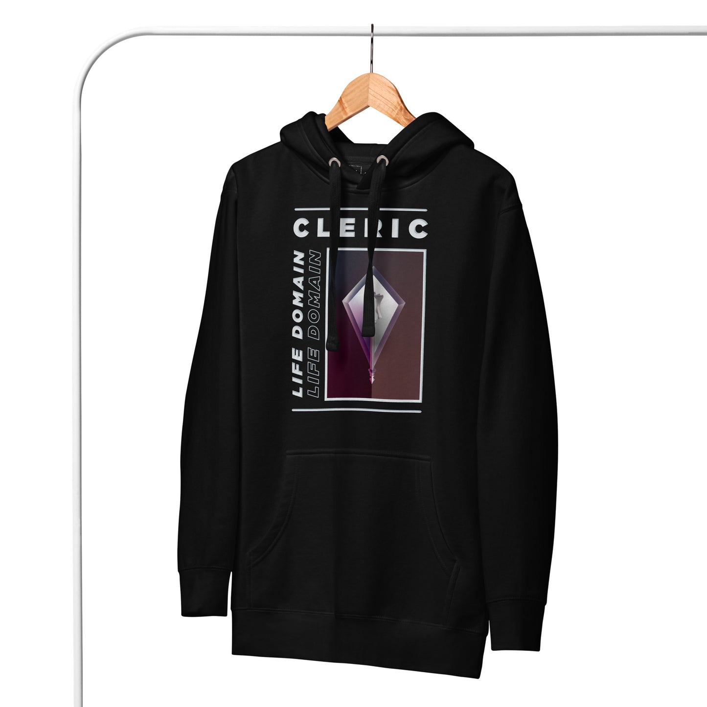 Cleric - Black Unisex Hoodie