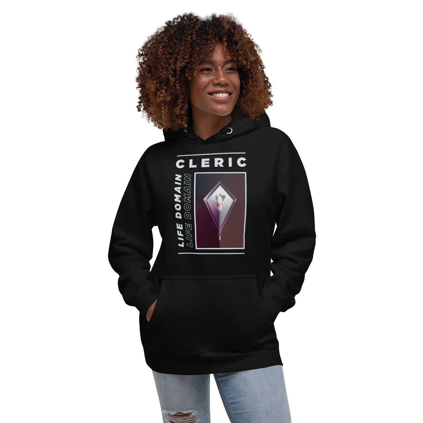 Cleric - Black Unisex Hoodie