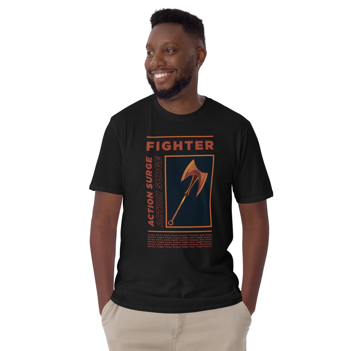 Fighter - Black Unisex T-Shirt